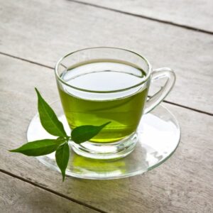 Green tea for a flatter stomach. 
